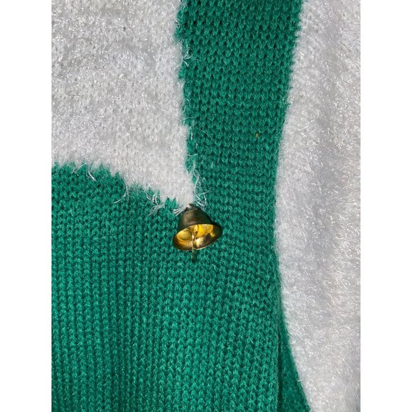 Holiday Time Elf Sweater Party Christmas Dress with Jingle Bells Size 16/18 XL - Picture 2 of 8